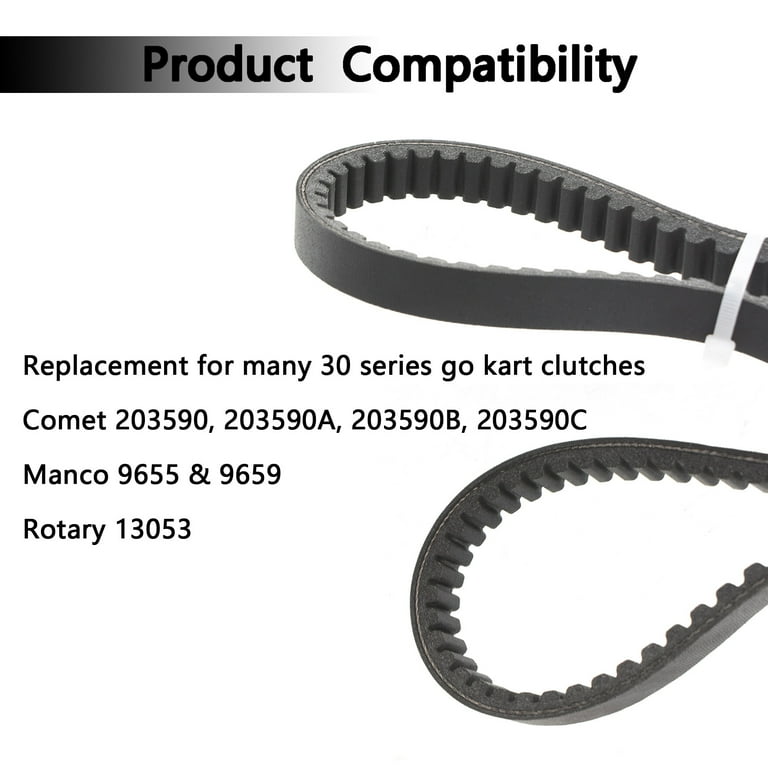 Comet 2-Pack Torque Converter Drive Belt for 30 Series Go Kart