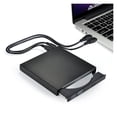 thumbnail image 2 of External DVD Drive Optical Drive USB 2.0 CD ROM Player CD-RW Burner Writer Reader Recorder Portatil For Laptop PC ,High Volume Speakers, 2 of 7