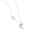 thumbnail image 1 of Sonducket Collar con colgante, festival, fiesta de cumpleaños, aniversario, decoración de boda, joyería ajustable para mujeres y niñas Ropa, zapatos y accesorios Miscelánea Plata Sonducket AP016406-02, 1 of 6