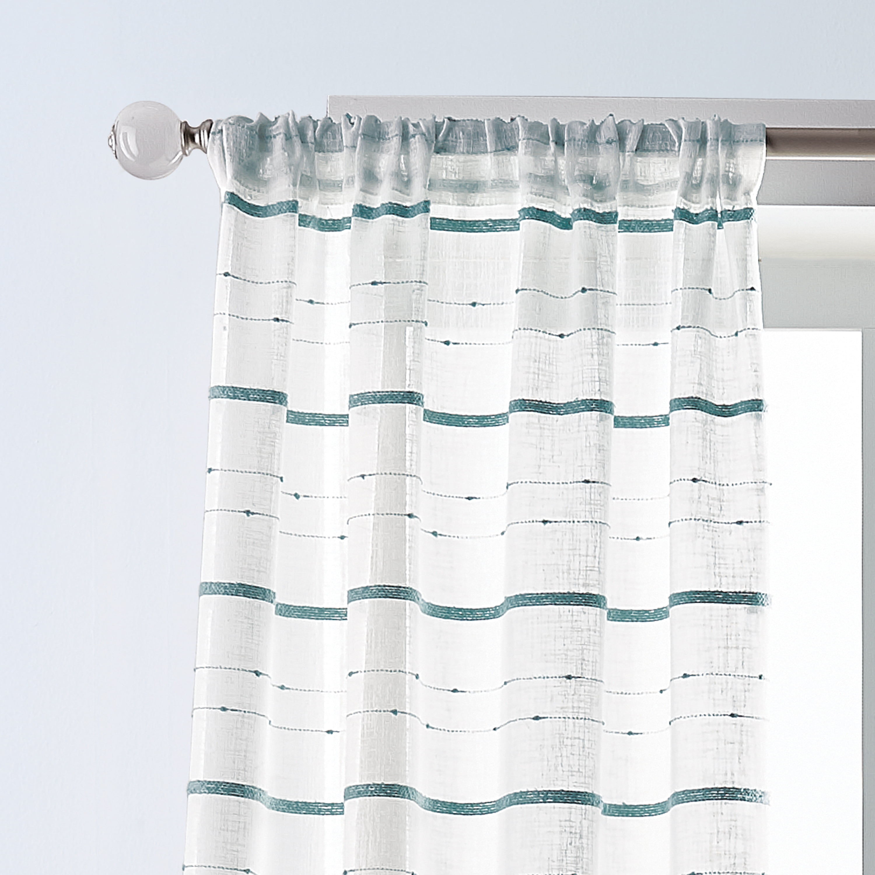 Better Homes And Gardens Woven Stripe Pole Top Panel Pair