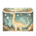 thumbnail image 7 of Yayeee Collapsible Cube Storage Bin with Lid Fabric Closet Decorative Basket with Handles, Dinosaur with Stars, 7 of 7
