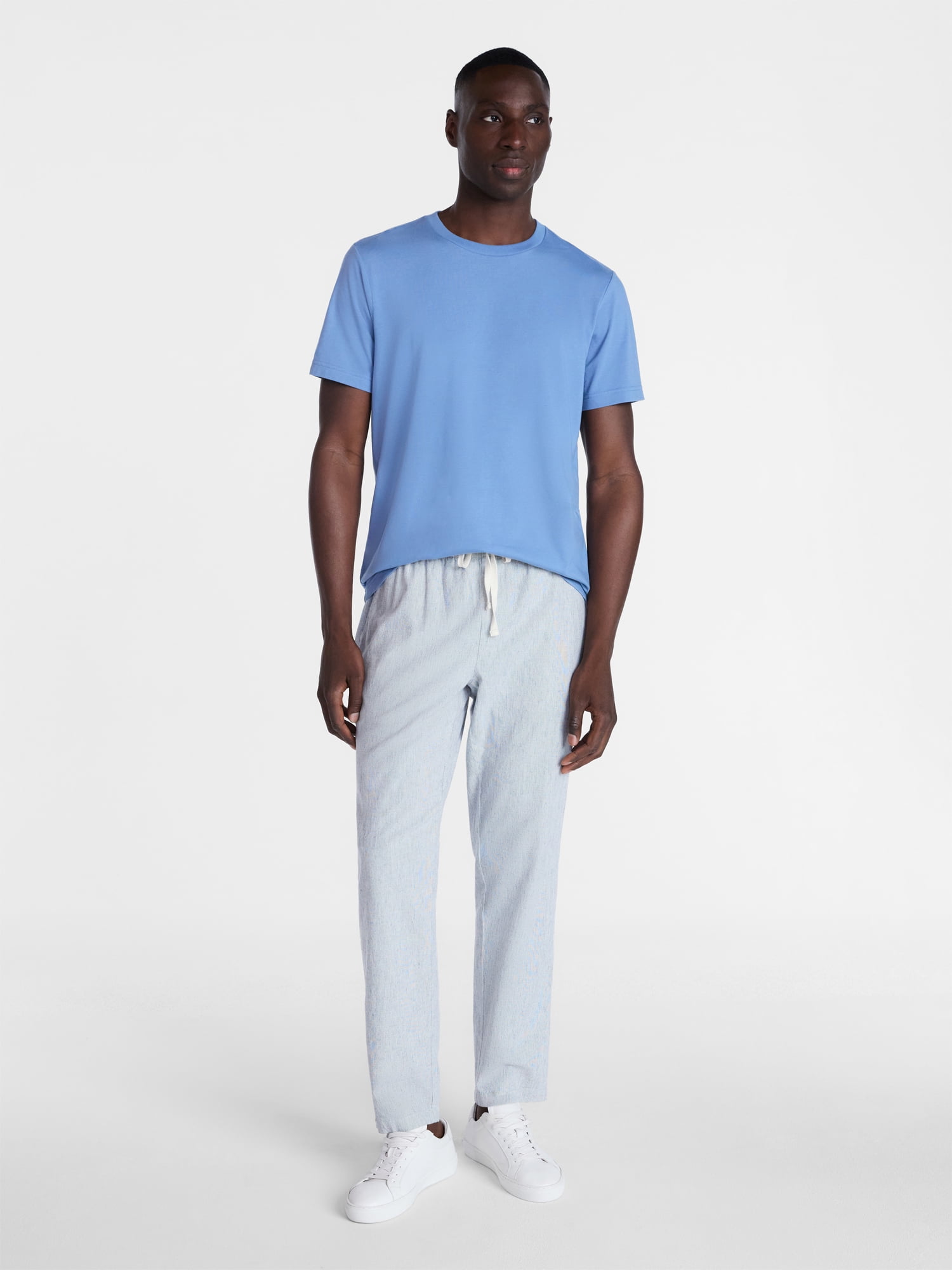 George Men's and Big Men's Crewneck Tee with Short Sleeves, Sizes XS-6XB