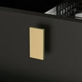 thumbnail image 3 of MONSLIPA Nightstand End Table with 3 Drawers, Black Bedside Table with Gold Metal Legs for Bedroom and Living Room, 3 of 8