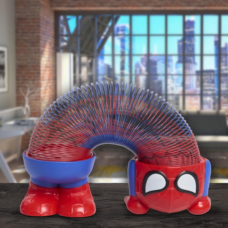 Disney Slinky Flips Spiderman, 6.5 Inch Tall Collectible Spiderman