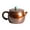 blue top, variant on DOLITY Copper Kettle Handmade Tea Ceremony Tea Kettle for Outdoor Hiking Restaurant pattern