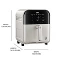 thumbnail image 3 of T-fal Infrared Air Fryer, 7-in-1, 5L/5.3QT, Infra-heat™ Technology, No-Preheating, Faster, Juicier, Crispier, 3 of 19