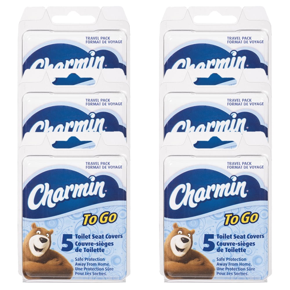 Charmin To Go Toilet Seat Covers 5ea(Pack of 6) Walmart Canada