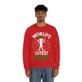thumbnail image 4 of World's cutest elf Unisex Sweatshirt, S-2XL Holidays Xmas Christmas Elves, 4 of 9