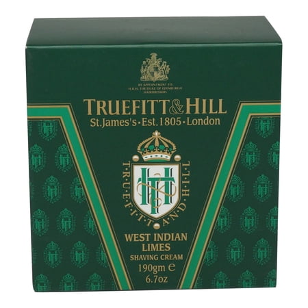 Truefitt & Hill Shave Cream Tub West Indian Lime 6.7 oz.