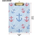 thumbnail image 3 of Coolnut Anchor Clipboard, Acrylic Standard A4 Letter Size Clip Board with Low Profile Clip for Office, Classroom, Doctor, Nurse and Teacher, 12.5"x9", 3 of 7