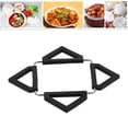 thumbnail image 4 of Rejilla para ollas calientes de acero inoxidable, tapete antideslizante para tazas, tapete para cuencos aislado, tapete para mesa plegable, tapete para vajilla, tapete para cuencos para olla, 4 of 5