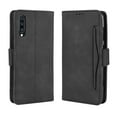thumbnail image 1 of Case for Samsung Galaxy A70 Cover Adjustable Detachable Card Holder Magnetic closure Leather Wallet Case - Black, 1 of 5