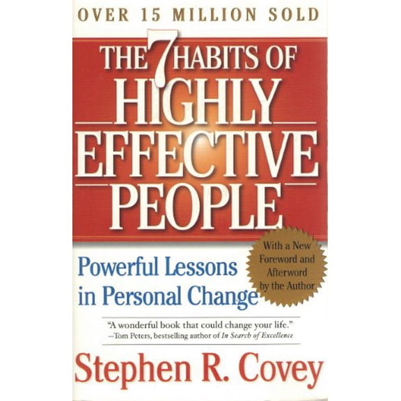 Pre-Owned 7 HABITS OF HIGHLY EFFECTIVE PEOPLE W/NEW FOREWORD & AFTERWORD, 9780743269513, 0743269519, Paperback,