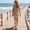 Khaki, variant on Floleo Woven Hollow Out Beach Bag, Khaki Mesh Shoulder Tote Bag for Women, Lightweight Breathable Beach Purse with Large Capacity for Summer Travel, Pool, Grocery