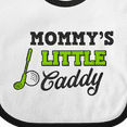 thumbnail image 4 of Inktastic Mommys Little Caddy with Golf Club and Ball Boys or Girls Baby Bib, 4 of 4