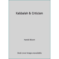 thumbnail image 1 of Pre-Owned Kabbalah & Criticism (Paperback) 0826402429 9780826402424, 1 of 1
