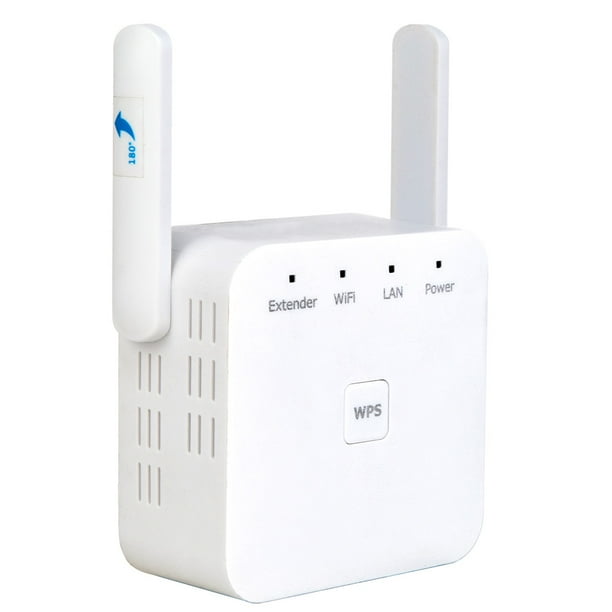 Repetidor WiFi Hugtrwg Amplificador de señal WiFi inalámbrico 300Mbps blanco