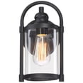 thumbnail image 3 of John Timberland Modern Outdoor Wall Light Fixture Black 10 1/4" Cylindrical Glass for Exterior House Porch Patio Deck Entryway, 3 of 6