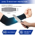 thumbnail image 3 of 2 pares de protectores de brazos Geyoga con mangas resistentes a cortes, 3 of 6