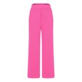 thumbnail image 4 of Fsahion Plus Size Casual Sweatpants for Womens Elastic Waist Cropped Pants Gradient Summer Beach Pants Crop Wide Leg Pants Loose Yoga With Pockets Bleak Deal on Clearance!, 4 of 5
