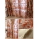thumbnail image 3 of Cortina de tul voile con estampado floral jacquard de 250x100 cm Cafe jacquard, 3 of 9