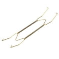 thumbnail image 3 of Uxcell 9" W Type Plate Hanger Stainless Steel Iron Zinc Plated 5 Pack, 3 of 4