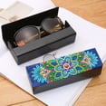 thumbnail image 1 of Estuches para gafas de sol con pintura de diamantes, estuche de almacenamiento, flores de Mandala JShteea  El nuevo, 1 of 9