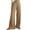 Brown, variant on Admvng Pants for Women Long Solid Color Drawstring Pocket Ruffled Casual Sports Pants S-2XL