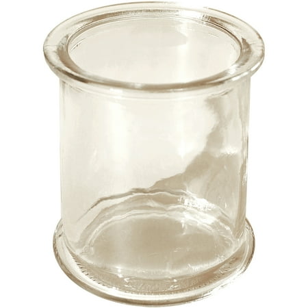 Sanctuary Candle Holder - LumaBase Luminarias Deco Glass Candle Holders, 12-Count