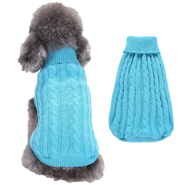 Suéter para mascotas Ropa de color sólido para perros Ropa cálida de invierno para mascotas MFZFUKR CPB-US-FXT437-1
