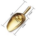 thumbnail image 6 of Ice Scoop, Fashion Ice Cream Scoop, Premium Stainless Steel Cookie Scoop, Dog Food Scoop, Sturdy Flour Scoop, Utility Candy Scoop, Dishwasher Safe (8oz/9 Inch), 6 of 7