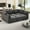 Black, variant on Harper & Bright Designs Modular L-Shaped Sectional Sofa Bed with Movable Ottoman, Chenille Reversible Convertible Sofa with 2 USB Charging Ports for Living Room Small Spaces Apartment, Light gray