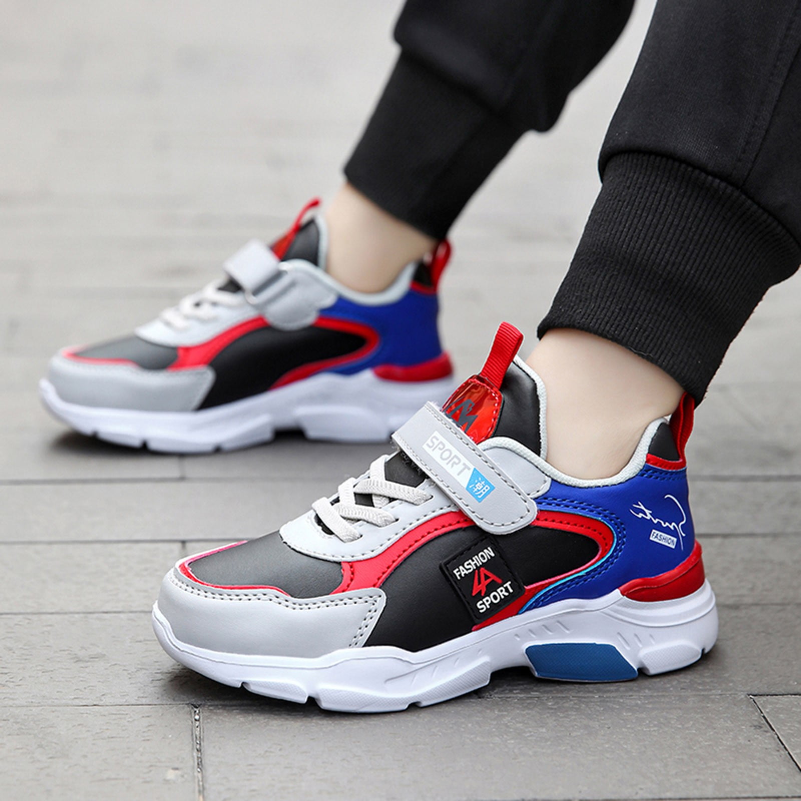 Chaussures Garçons Filles Enfants Tennis Athlétiques Course Marche