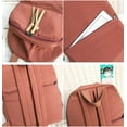 thumbnail image 3 of LinYooLi Fashion Canvas Nylon Backpack Satchel for Women Men, Large Shoulder Bag Removable Pendant, 3 of 5