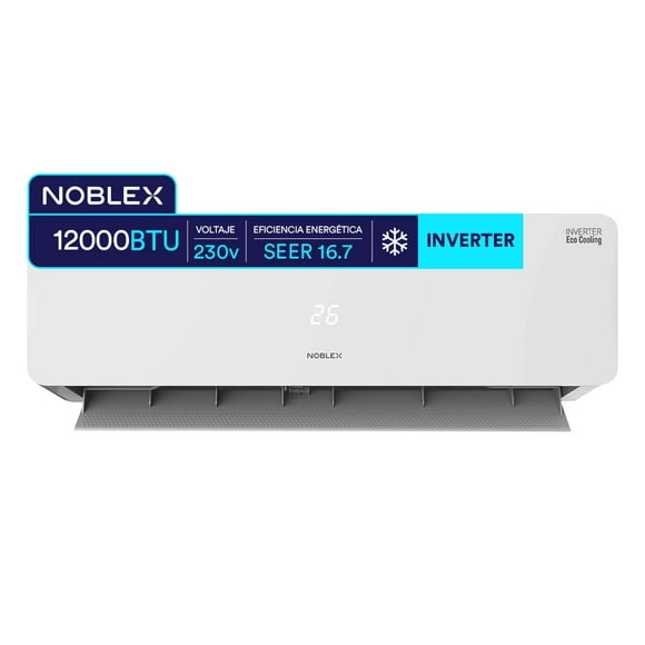 Aire Acondicionado Minisplit NOBLEX Inverter Frío 12000 BTU 230V 1 tonelada