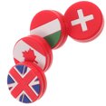 thumbnail image 2 of 4pcs Tennis Shock Absorber Flag Shape Silicone Tennis Racket Dampener Absorber, 2 of 9