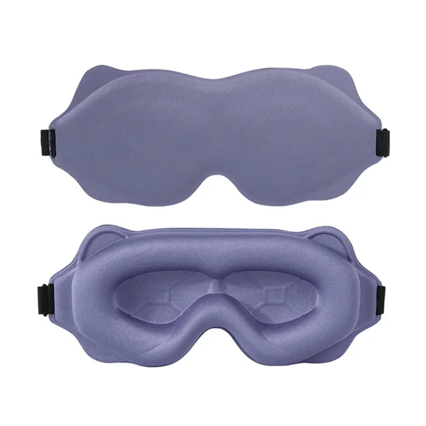 Mascarilla para dormir 3D, mascarilla para dormir acolchada suave y ligera para ojos Slaapmasker, sombra para ojos, venda para los ojos, ayuda para dormir, mascarilla facial