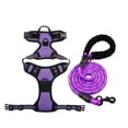 thumbnail image 2 of No-pull shockproof dog vest with reflective strip, made of comfortable nylon material, suitable for agility training and nighttime walks. Comes with harness and leash set, 2 of 5