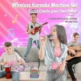 thumbnail image 4 of Microphone For Kids, Girls Toys Age 3-15 Year Old Girls Gifts Bluetooth Speaker Toys For 3-12 Year Old Girls Kids Microphone Girls Birthday Presents, 4 of 5