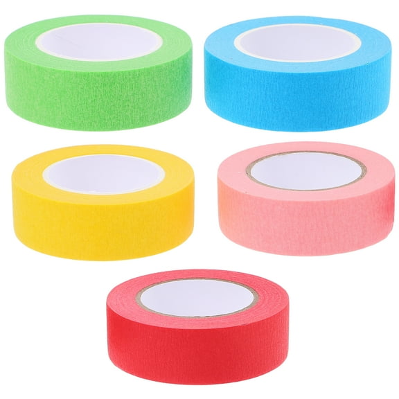 5 Rolls Masking Tape Colorful Duct Tape Colorful Tape Color Tape DIY Crafts Tape Colored Maskinng Tape