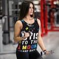 thumbnail image 6 of Haiem I Love With Autism To The Moon And Back Printed Women's Workout Tank Top, Quick-Dry Sleeveless Gym Shirt, Breathable Lightweight Athletic Top for Running, Yoga, and Casual Wear-Medium, 6 of 7