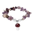 thumbnail image 1 of Riforla Bracelet en Gravier Naturel pour Femmes Bracelet Chakra Bracelet Extensible Perlé Bracelet en Pierre Colorée Bracelet Mignon pour Adolescentes Bijoux pour Femmes A, 1 of 6