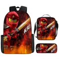 thumbnail image 1 of Ninjago Backpack Ninjago Student Schoolbag Cartoon Anime Backpack Shoulder Bag Pencil Bag 16 -nmaov, 1 of 2