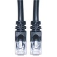 thumbnail image 1 of Cat5e Patch Ethernet Noir, Botte Moulée Sans Accroc, 25 Pieds, 1 of 1