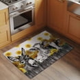 thumbnail image 3 of Rectangle Area Rugs 2 x 3 Ft, Vintage Grey Farm Animals Non-Slip Residential Carpet, Rustic Sunflowers Cow Pig Indoor Crawling Mats Runner Rugs for Living Room/Dining Room/Bedroom, 3 of 9
