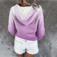 thumbnail image 4 of ICHUANYI Liquidación Suéter con capucha de manga larga suelta con panel estampado para mujer ICHUANYI WER202308173839, 4 of 6