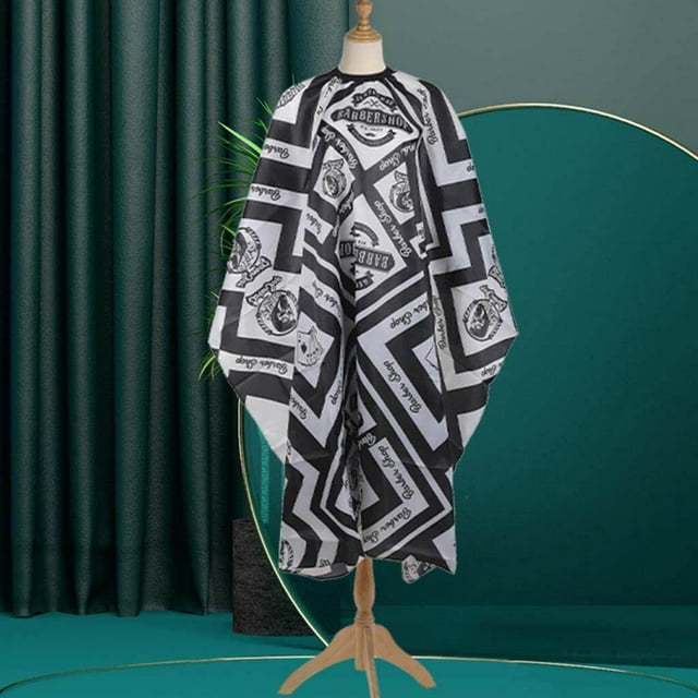 pitrice Cape de Barbier Tablier de Coupe de Cheveux Non Collant pour Coloration des Cheveux