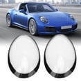 thumbnail image 4 of Head Lamp Lens Shell , Car Headlight Lens Cover Enhanced Light Distribution  For 991 911 Targa Or Carrera 2013 To 2018, 4 of 8
