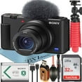 thumbnail image 1 of Sony ZV-1F Vlogging Camera (Black) with SanDisk 32GB Memory Card + ZeeTech Accessory Bundle, 1 of 5
