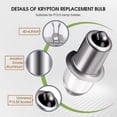 thumbnail image 3 of 6-Volt/ 4D-4.8-Volt 0.75A Bayonet Base Krypton Replacement Bulb Flashlight Bulbs (3 Pieces), 3 of 5